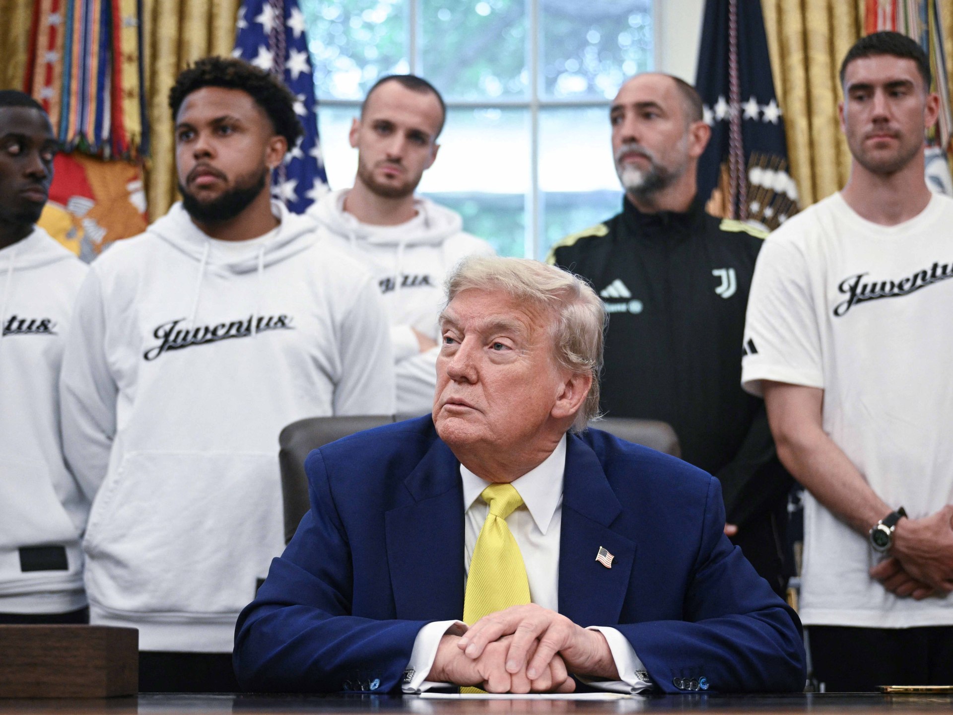 شاهد.. ترامب للاعبي يوفنتوس: هل تقبلون بوجود نساء في فريقكم؟		 – الخليجي نت