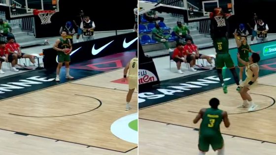 شاهد.. لاعب كاميروني يرتكب أغرب الأخطاء في تاريخ كرة السلة – الخليجي نت
