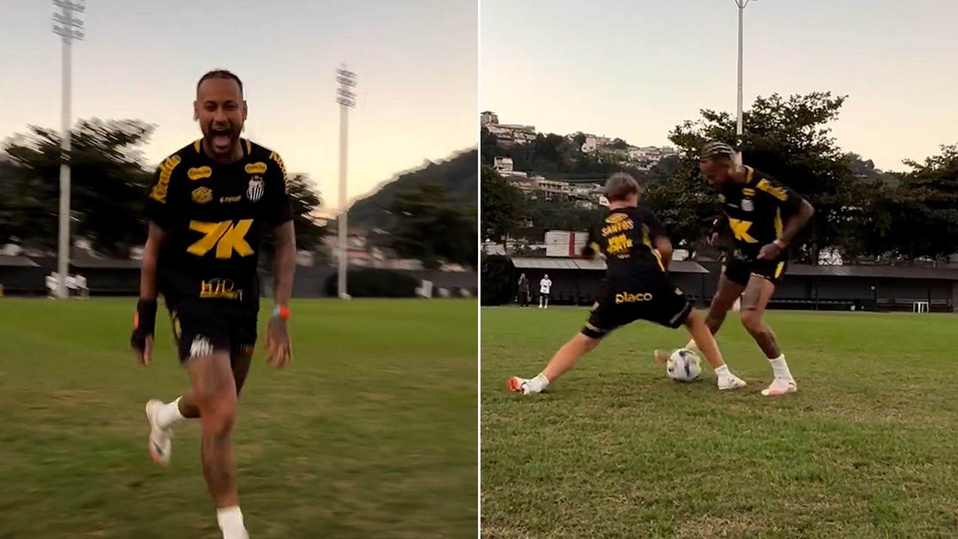 شاهد.. نيمار يتلاعب بابنه دافي لوكا		 – الخليجي نت