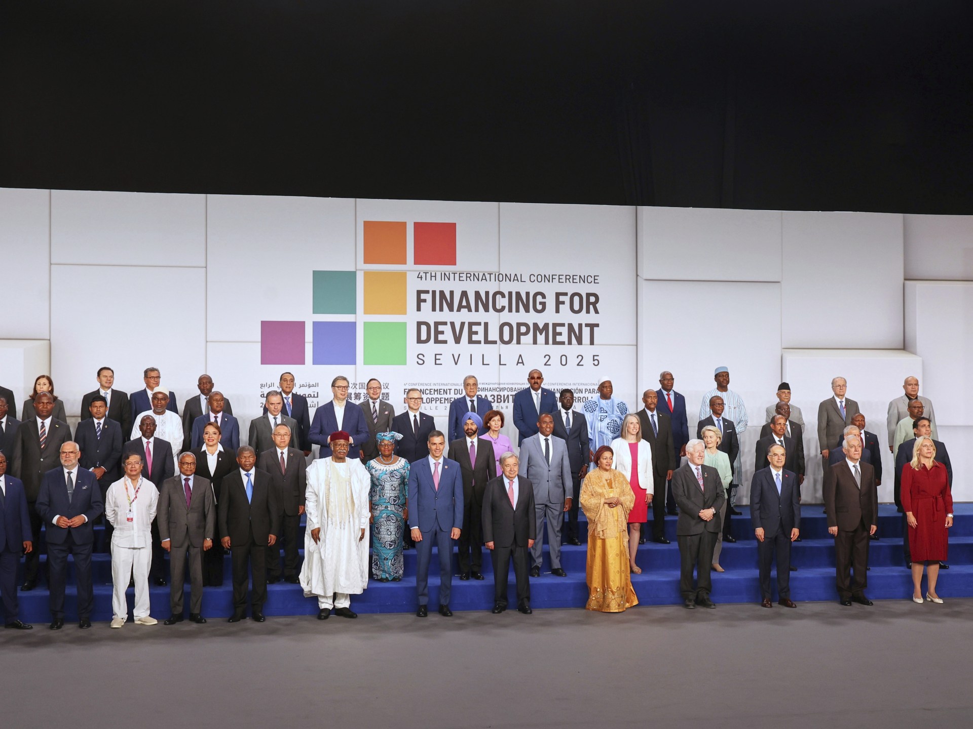 قادة العالم يتعهدون بدعم التنمية في “قمة إشبيلية” بغياب ترامب		 – الخليجي نت