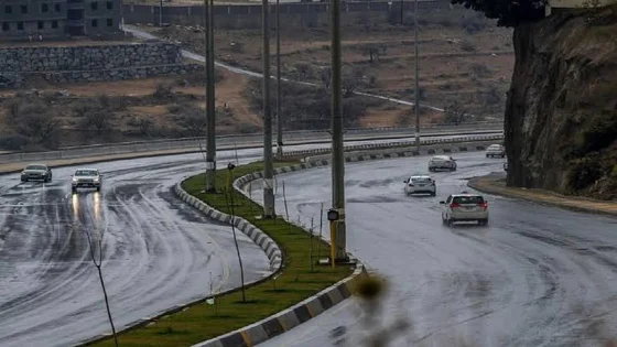 الأمطار ترسم لوحة ربانية جميلة في الباحة – الخليجي نت
