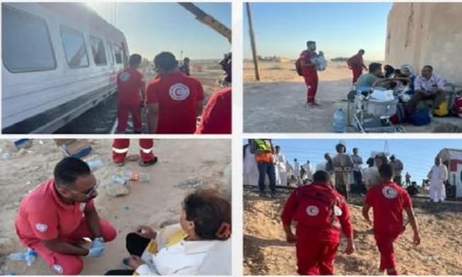 الهلال الأحمر المصري يزور مصابي حادث قطار مطروح		 – الخليجي نت