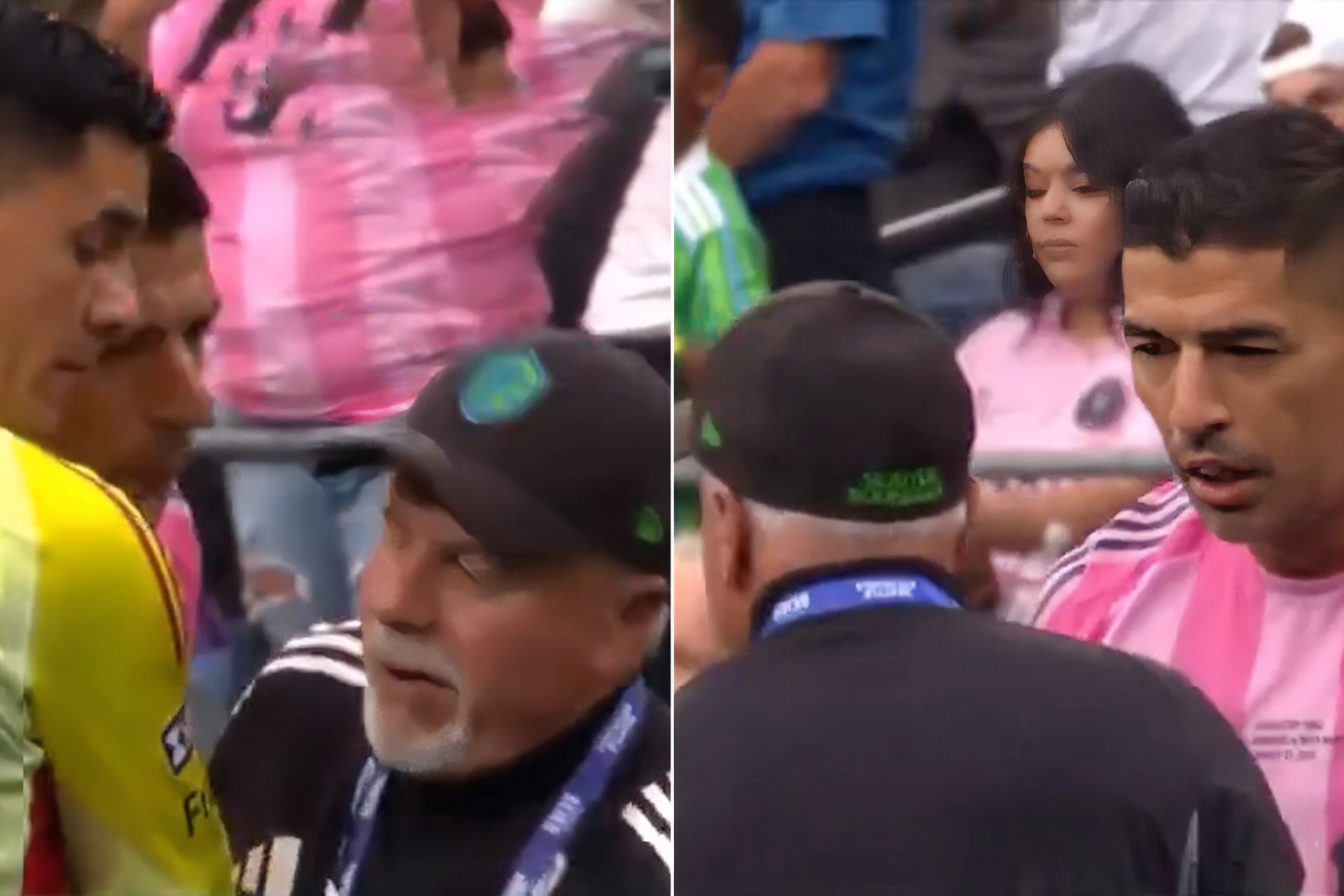 شاهد.. سواريز يبصق على مسؤول أمن بعد خسارة إنتر ميامي		 – الخليجي نت