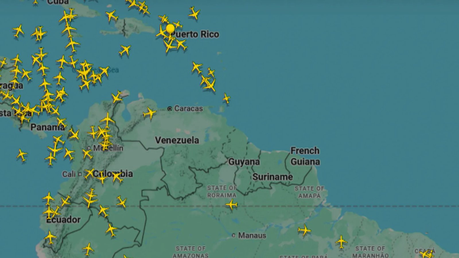شاهد.. كيف بدت سماء فنزويلا بعد قرار ترامب وما تداعياته؟ – الخليجي نت