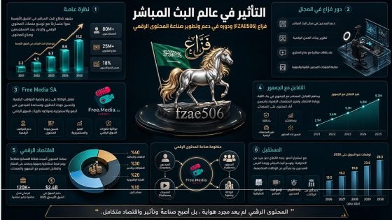 فزاع (FZAE506). رحلة بناء حضور مؤثر في عالم البث المباشر